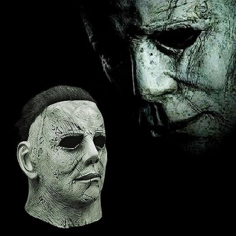 映画　ハロウィン 1978 マイケル・マイヤーズ レプリカ マスク 等身大 映画 ハロウィン 1978 マイケル・マイヤーズ レプリカ マスク